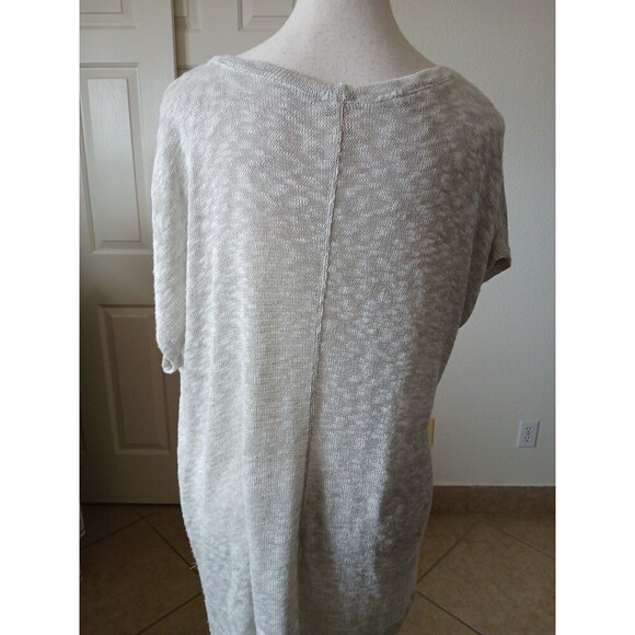 Chico's Womens Sweater Leopard Terrain Hailie High Low Top size 3 (XL ) - Picture 4 of 14